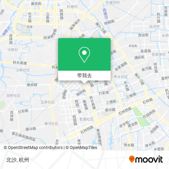 北沙地图