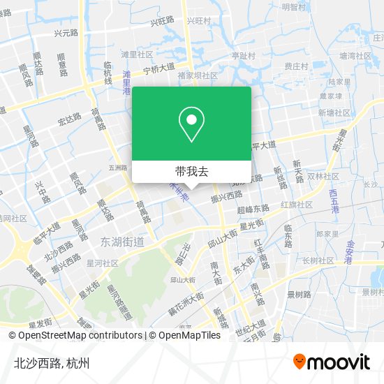 北沙西路地图