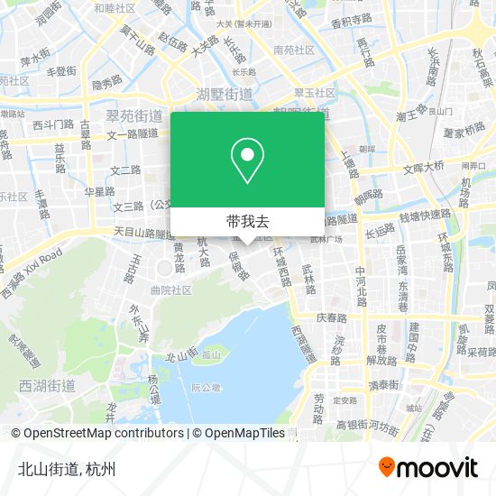 北山街道地图