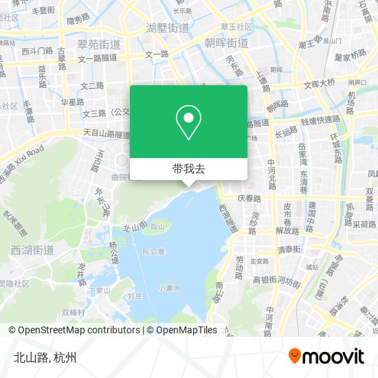 北山路地图