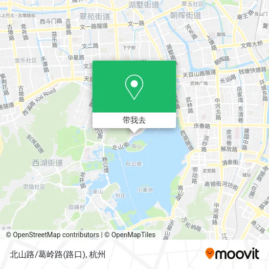 北山路/葛岭路(路口)地图