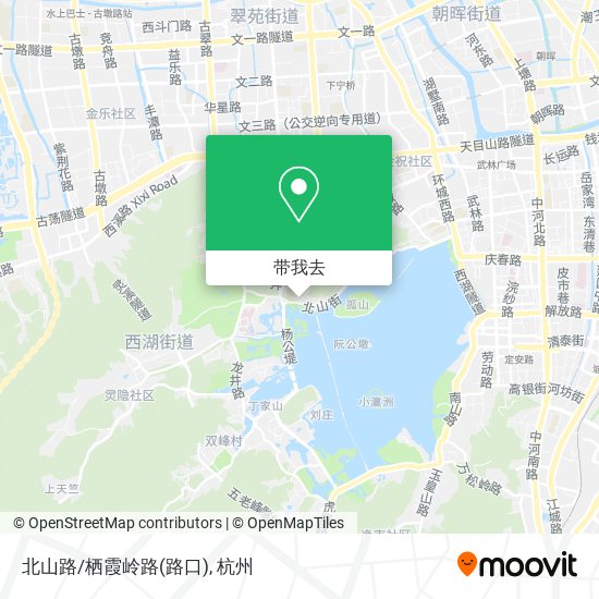 北山路/栖霞岭路(路口)地图