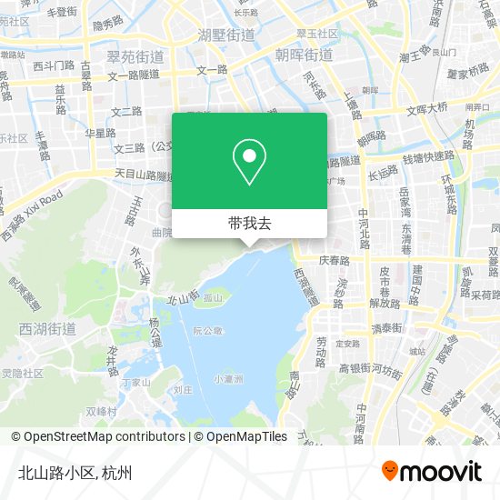北山路小区地图