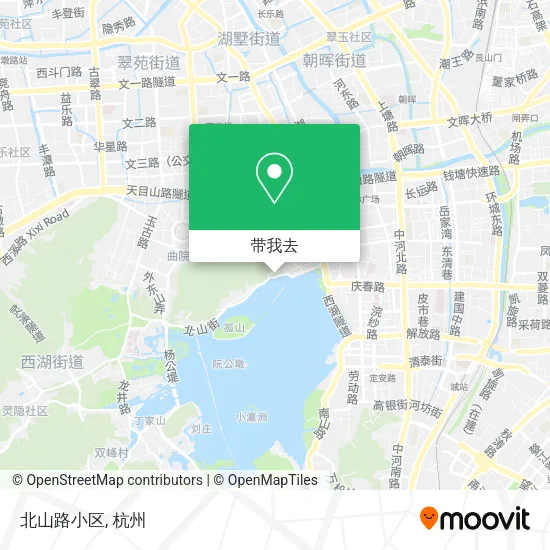 北山路小区地图