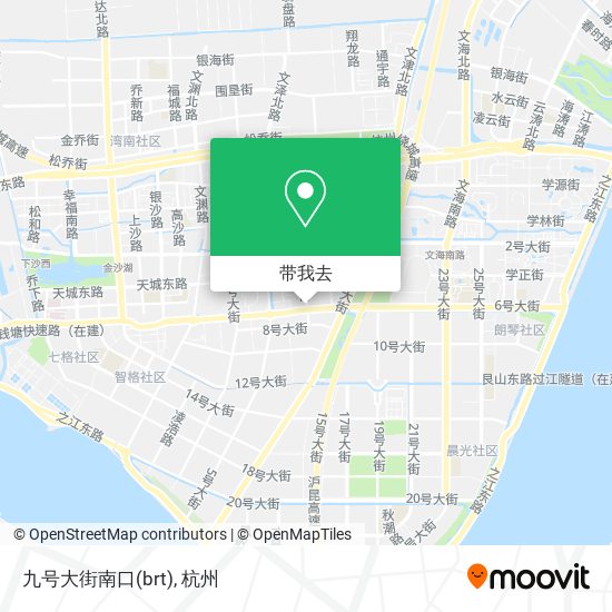 九号大街南口(brt)地图