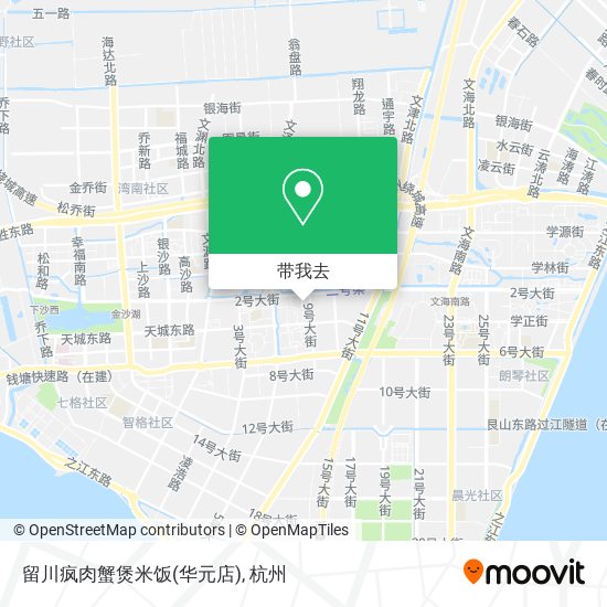 留川疯肉蟹煲米饭(华元店)地图