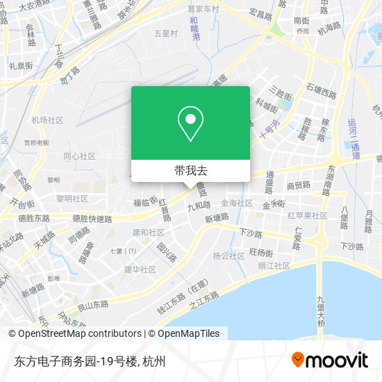 东方电子商务园-19号楼地图