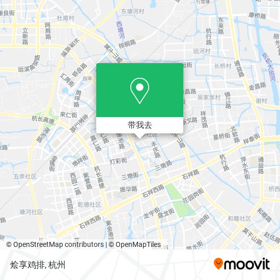 烩享鸡排地图