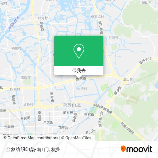 金象纺织印染-南1门地图