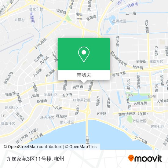 九堡家苑3区11号楼地图