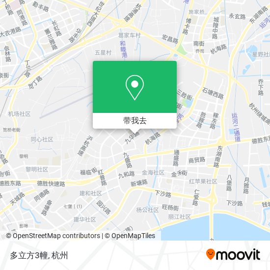 多立方3幢地图