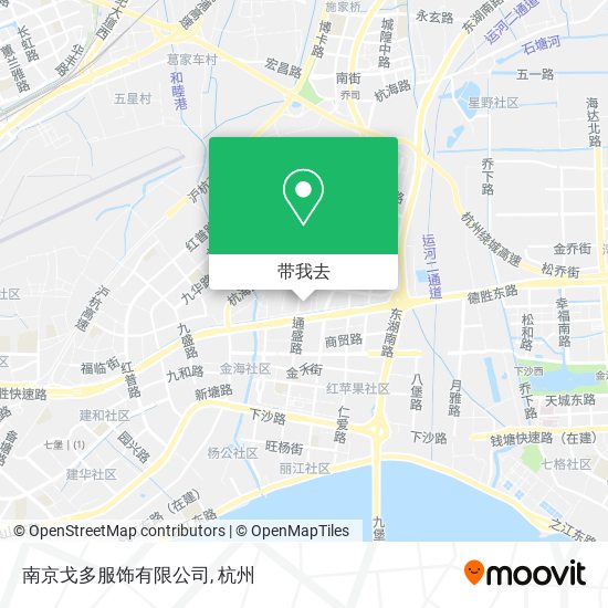 南京戈多服饰有限公司地图