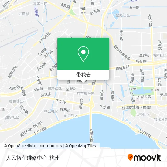 人民轿车维修中心地图
