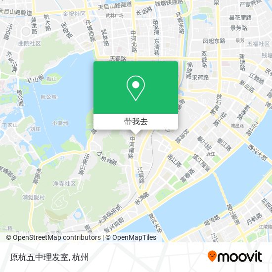 原杭五中理发室地图