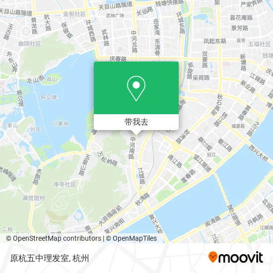 原杭五中理发室地图