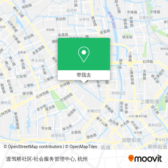 渡驾桥社区-社会服务管理中心地图