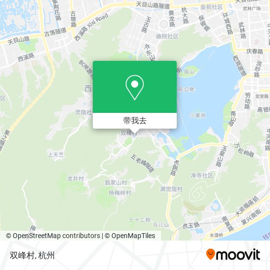 双峰村地图