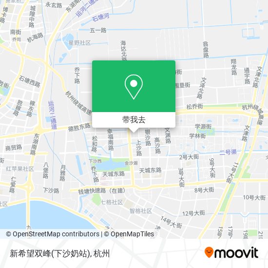 新希望双峰(下沙奶站)地图
