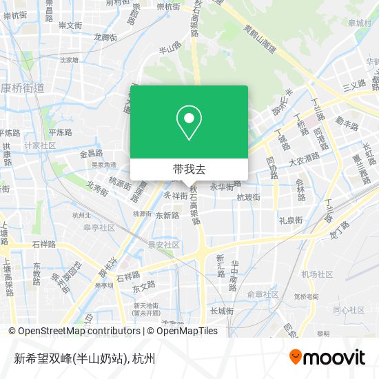 新希望双峰(半山奶站)地图