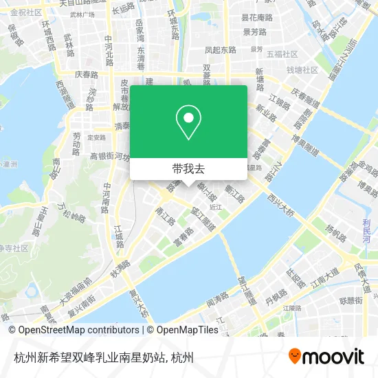 杭州新希望双峰乳业南星奶站地图