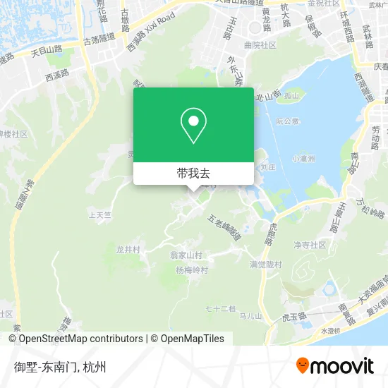 御墅-东南门地图