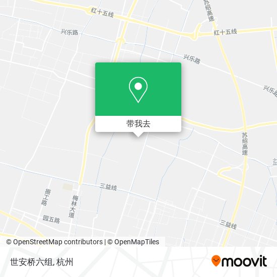 世安桥六组地图