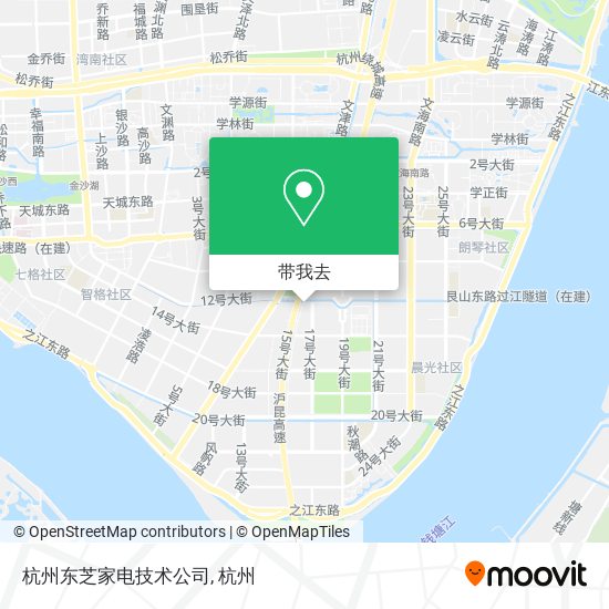 杭州东芝家电技术公司地图