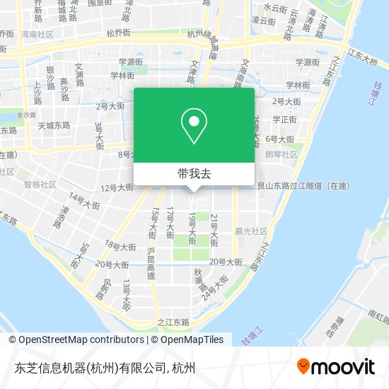 东芝信息机器(杭州)有限公司地图
