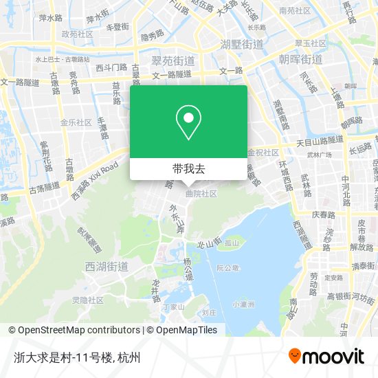 浙大求是村-11号楼地图