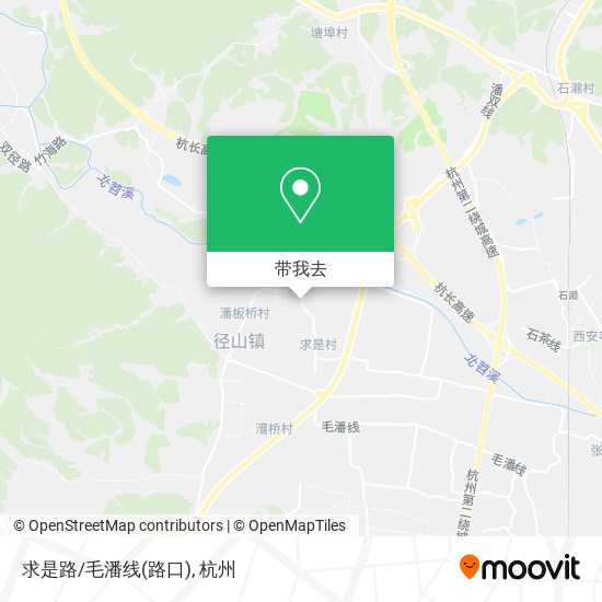 求是路/毛潘线(路口)地图