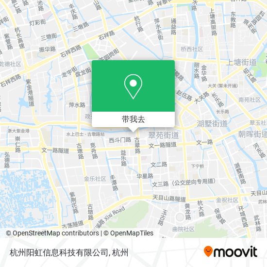 杭州阳虹信息科技有限公司地图