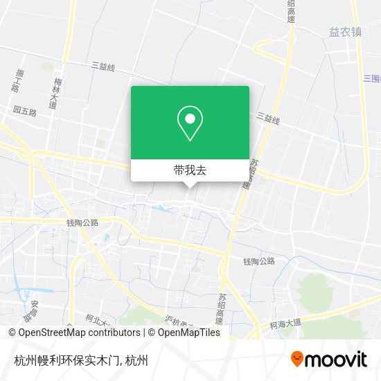 杭州幔利环保实木门地图