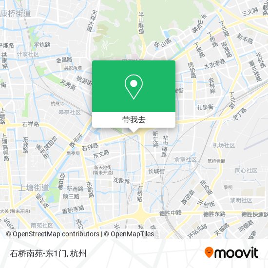 石桥南苑-东1门地图