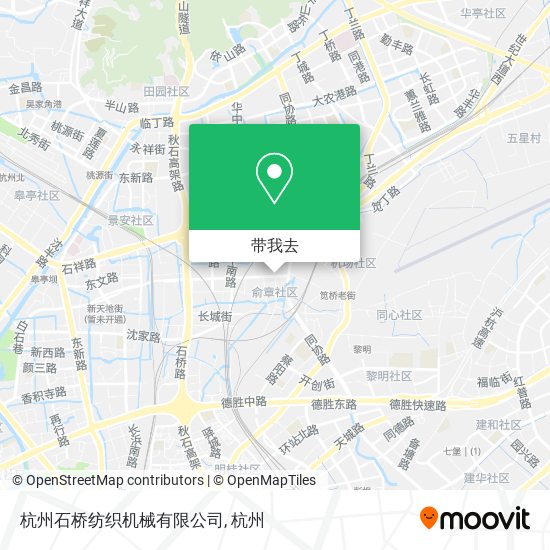杭州石桥纺织机械有限公司地图