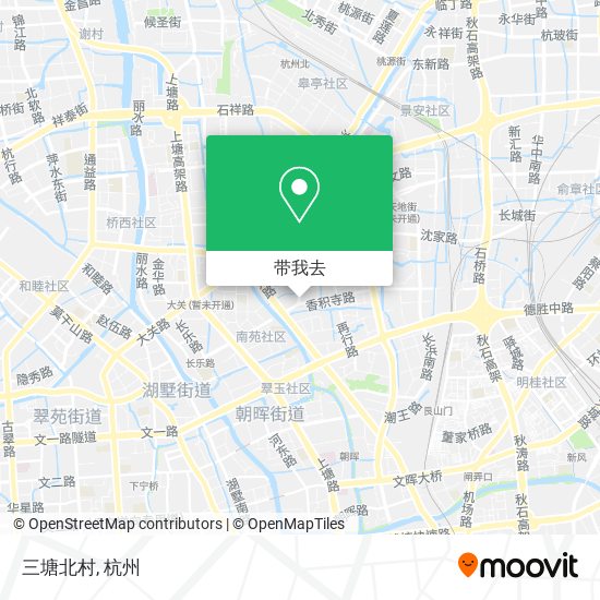 三塘北村地图