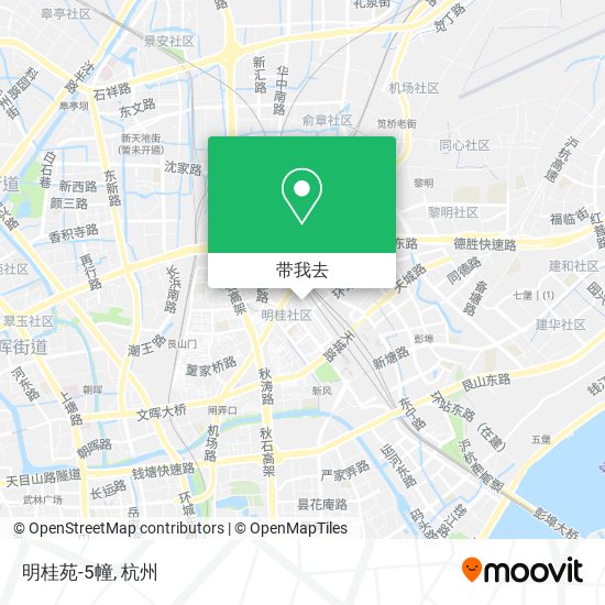 明桂苑-5幢地图