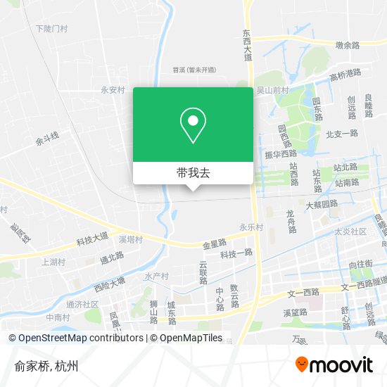 俞家桥地图