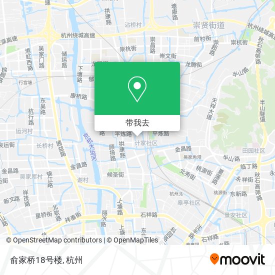 俞家桥18号楼地图