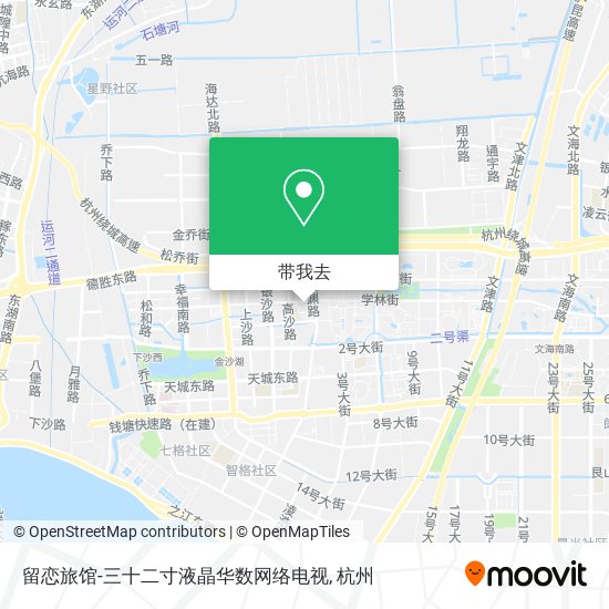 留恋旅馆-三十二寸液晶华数网络电视地图