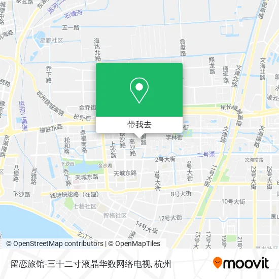 留恋旅馆-三十二寸液晶华数网络电视地图
