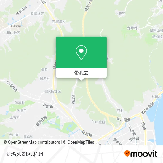 龙坞风景区地图