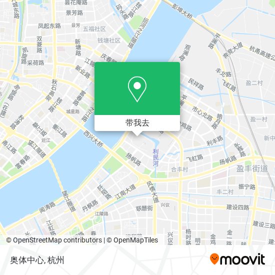 奥体中心地图