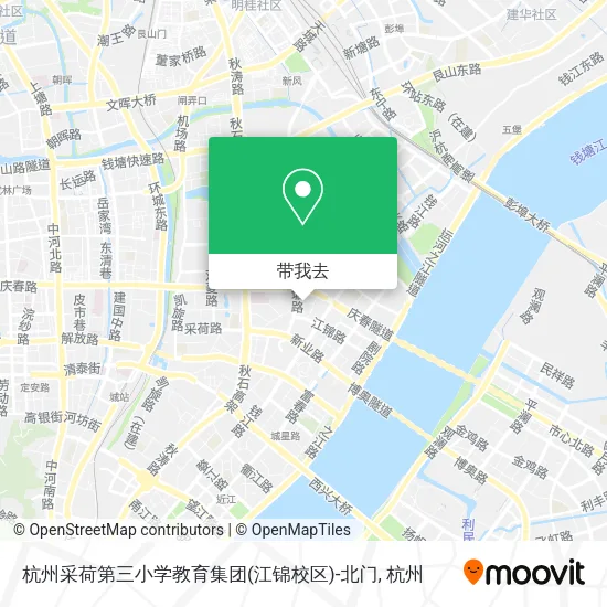 杭州采荷第三小学教育集团(江锦校区)-北门地图