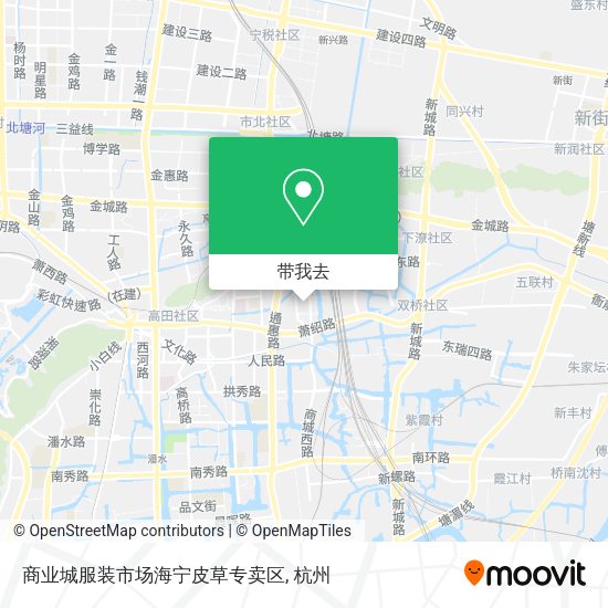 商业城服装市场海宁皮草专卖区地图