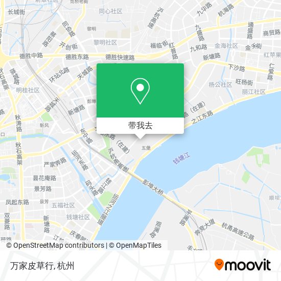 万家皮草行地图