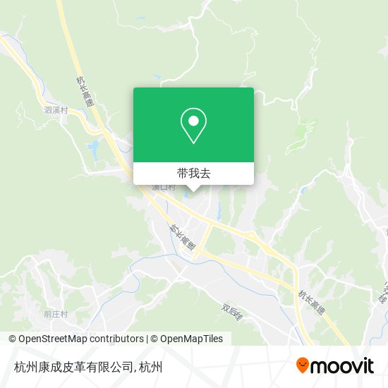 杭州康成皮革有限公司地图
