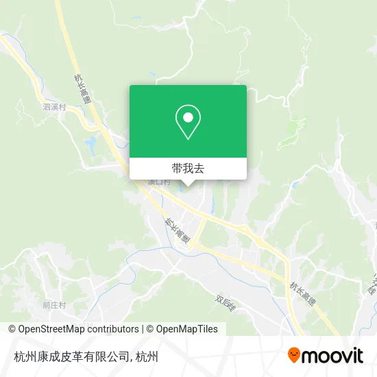 杭州康成皮革有限公司地图