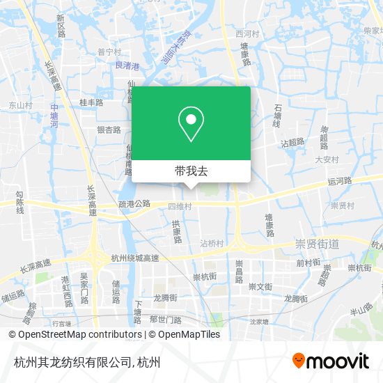杭州其龙纺织有限公司地图