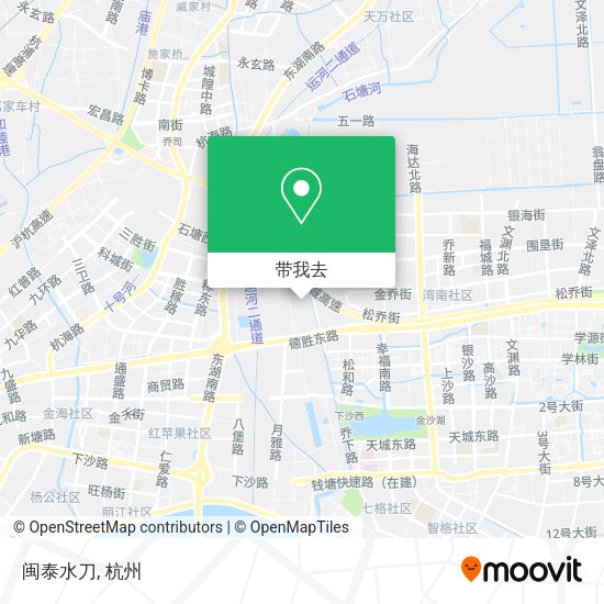 闽泰水刀地图