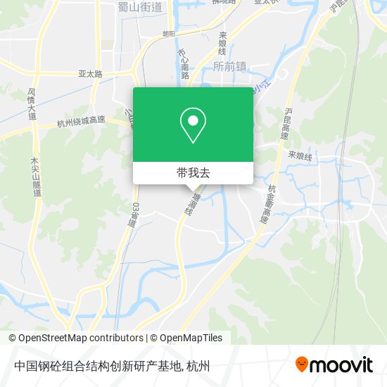 中国钢砼组合结构创新研产基地地图